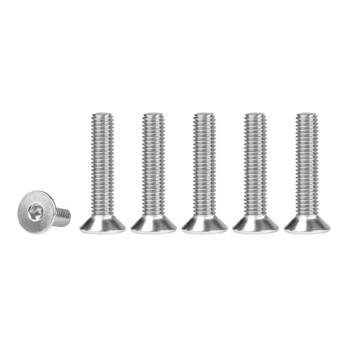 FOMGIIN Senkkopfschrauben Edelstahl M3x16mm, 100 Stück 304 Edelstahlschrauben Schrauben Senkkopf Din 7991 A2 V2A Innensechskant Senkschrauben, Senkschraube Vollgewinde Senkkopfschraube mit Metrischen FOMGIIN Senkkopfschrauben Edelstahl M3x16mm, 100 Stück 304 Edelstahlschrauben Schrauben Senkkopf Din 7991 A2 V2A Innensechskant Senkschrauben, Senkschraube Vollgewinde Senkkopfschraube mit Metrischen von FOMGIIN