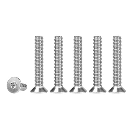 FOMGIIN Senkkopfschrauben Edelstahl M3x20mm, 100 Stück 304 Edelstahlschrauben Schrauben Senkkopf Din 7991 A2 V2A Innensechskant Senkschrauben, Senkschraube Vollgewinde Senkkopfschraube mit Metrischen FOMGIIN Senkkopfschrauben Edelstahl M3x20mm, 100 Stück 304 Edelstahlschrauben Schrauben Senkkopf Din 7991 A2 V2A Innensechskant Senkschrauben, Senkschraube Vollgewinde Senkkopfschraube mit Metrischen von FOMGIIN