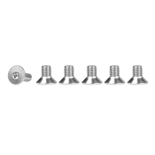 FOMGIIN Senkkopfschrauben Edelstahl M3x6mm, 100 Stück 304 Edelstahlschrauben Schrauben Senkkopf Din 7991 A2 V2A Innensechskant Senkschrauben, Senkschraube Vollgewinde Senkkopfschraube mit Metrischen FOMGIIN Senkkopfschrauben Edelstahl M3x6mm, 100 Stück 304 Edelstahlschrauben Schrauben Senkkopf Din 7991 A2 V2A Innensechskant Senkschrauben, Senkschraube Vollgewinde Senkkopfschraube mit Metrischen von FOMGIIN
