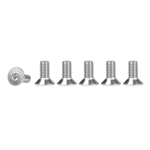 FOMGIIN Senkkopfschrauben Edelstahl M3x8mm, 100 Stück 304 Edelstahlschrauben Schrauben Senkkopf Din 7991 A2 V2A Innensechskant Senkschrauben, Senkschraube Vollgewinde Senkkopfschraube mit Metrischen von FOMGIIN