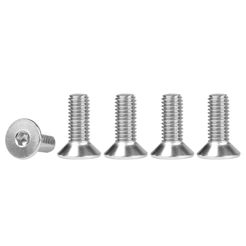 FOMGIIN Senkkopfschrauben Edelstahl M4x12mm, 50 Stück 304 Edelstahlschrauben Schrauben Senkkopf Din 7991 A2 V2A Innensechskant Senkschrauben, Senkschraube Vollgewinde Senkkopfschraube mit Metrischen FOMGIIN Senkkopfschrauben Edelstahl M4x12mm, 50 Stück 304 Edelstahlschrauben Schrauben Senkkopf Din 7991 A2 V2A Innensechskant Senkschrauben, Senkschraube Vollgewinde Senkkopfschraube mit Metrischen von FOMGIIN
