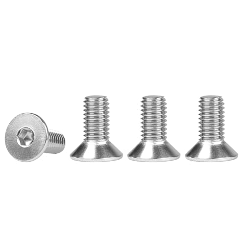 FOMGIIN Senkkopfschrauben Edelstahl M5x12mm, 50 Stück 304 Edelstahlschrauben Schrauben Senkkopf Din 7991 A2 V2A Innensechskant Senkschrauben, Senkschraube Vollgewinde Senkkopfschraube mit Metrischen FOMGIIN Senkkopfschrauben Edelstahl M5x12mm, 50 Stück 304 Edelstahlschrauben Schrauben Senkkopf Din 7991 A2 V2A Innensechskant Senkschrauben, Senkschraube Vollgewinde Senkkopfschraube mit Metrischen von FOMGIIN