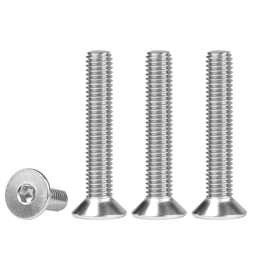 FOMGIIN Senkkopfschrauben Edelstahl M5x30mm, 20 Stück 304 Edelstahlschrauben Schrauben Senkkopf Din 7991 A2 V2A Innensechskant Senkschrauben, Senkschraube Vollgewinde Senkkopfschraube mit Metrischen FOMGIIN Senkkopfschrauben Edelstahl M5x30mm, 20 Stück 304 Edelstahlschrauben Schrauben Senkkopf Din 7991 A2 V2A Innensechskant Senkschrauben, Senkschraube Vollgewinde Senkkopfschraube mit Metrischen von FOMGIIN