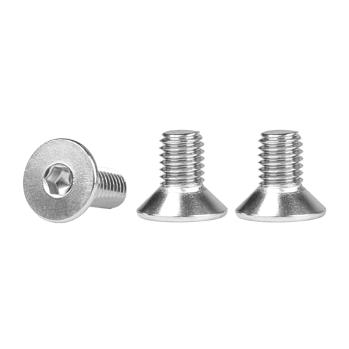 FOMGIIN Senkkopfschrauben Edelstahl M6x12mm, 20 Stück 304 Edelstahlschrauben Schrauben Senkkopf Din 7991 A2 V2A Innensechskant Senkschrauben, Senkschraube Vollgewinde Senkkopfschraube mit Metrischen FOMGIIN Senkkopfschrauben Edelstahl M6x12mm, 20 Stück 304 Edelstahlschrauben Schrauben Senkkopf Din 7991 A2 V2A Innensechskant Senkschrauben, Senkschraube Vollgewinde Senkkopfschraube mit Metrischen von FOMGIIN