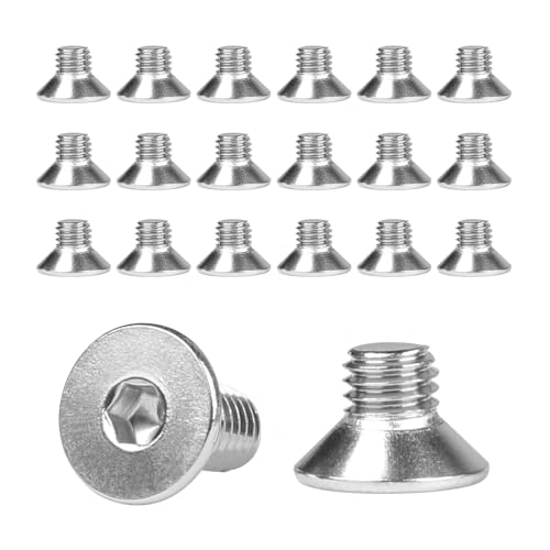 FOMGIIN Senkkopfschrauben Edelstahl M8x12mm, 20 Stück 304 Edelstahlschrauben Schrauben Senkkopf Din 7991 A2 V2A Innensechskant Senkschrauben, Senkschraube Vollgewinde Senkkopfschraube mit Metrischen FOMGIIN Senkkopfschrauben Edelstahl M8x12mm, 20 Stück 304 Edelstahlschrauben Schrauben Senkkopf Din 7991 A2 V2A Innensechskant Senkschrauben, Senkschraube Vollgewinde Senkkopfschraube mit Metrischen von FOMGIIN