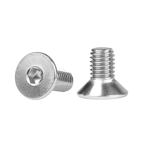 FOMGIIN Senkkopfschrauben Edelstahl M8x16mm, 20 Stück 304 Edelstahlschrauben Schrauben Senkkopf Din 7991 A2 V2A Innensechskant Senkschrauben, Senkschraube Vollgewinde Senkkopfschraube mit Metrischen FOMGIIN Senkkopfschrauben Edelstahl M8x16mm, 20 Stück 304 Edelstahlschrauben Schrauben Senkkopf Din 7991 A2 V2A Innensechskant Senkschrauben, Senkschraube Vollgewinde Senkkopfschraube mit Metrischen von FOMGIIN