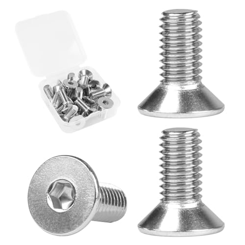 FOMGIIN Senkkopfschrauben Edelstahl M8x20mm, 20 Stück 304 Edelstahlschrauben Schrauben Senkkopf Din 7991 A2 V2A Innensechskant Senkschrauben, Senkschraube Vollgewinde Senkkopfschraube mit Metrischen FOMGIIN Senkkopfschrauben Edelstahl M8x20mm, 20 Stück 304 Edelstahlschrauben Schrauben Senkkopf Din 7991 A2 V2A Innensechskant Senkschrauben, Senkschraube Vollgewinde Senkkopfschraube mit Metrischen von FOMGIIN