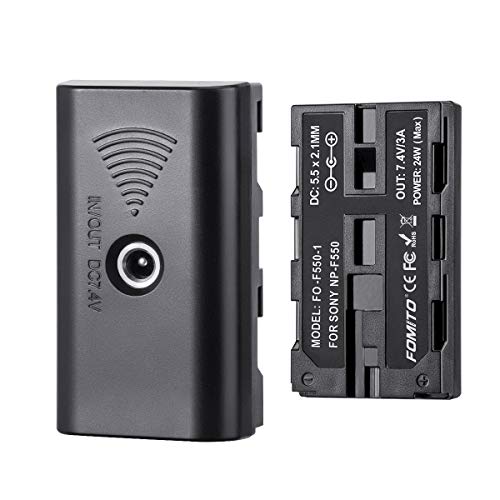 Fomito NP-F Attrappe Akku mit DC 7,4 V Stromkabel für NP-F970 F750 F550 zu Kamera Monitor Neewer F100 FEELWORLD FW568, LED-Videoleuchte CN160 CN216 YN300 II YN-600 W260 Fomito NP-F Attrappe Akku mit DC 7,4 V Stromkabel für NP-F970 F750 F550 zu Kamera Monitor Neewer F100 FEELWORLD FW568, LED-Videoleuchte CN160 CN216 YN300 II YN-600 W260 von FOMITO