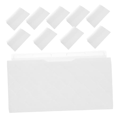 FOMIYES 10 Stück Wischpad waschbarer Bodenwischer Bodenwischaufsatz Pads für Dampfreiniger Dampfmopps für die Bodenreinigung Feuchtmopps für die Bodenreinigung Ersatzmop Vlies Weiß von FOMIYES