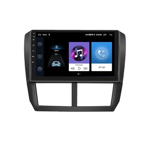 FONALO 9 Zoll 2 Din Android 11 Autoradio für Subaru Forester 2008-2012 Unterstützung Wireless Carplay/Android Auto/Bluetooth/Lenkradsteuerung/WiFi/FM/AM/Rückfahrkamera (Color : AMP5 4G+WiFi 8G+128G) von FONALO