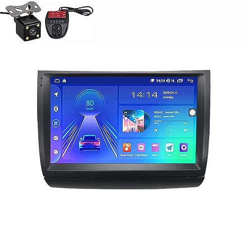FONALO Android Auto 2 Din Radio Mit Navi 9 Zoll Touchscreen Für Toyota Prius 20 2003-2009 Android 12 Autoradio Bluetooth Plug-and-Play DAB + WiFi 4G Mirrorlink Carplay OBD USB (Color : M100S) von FONALO