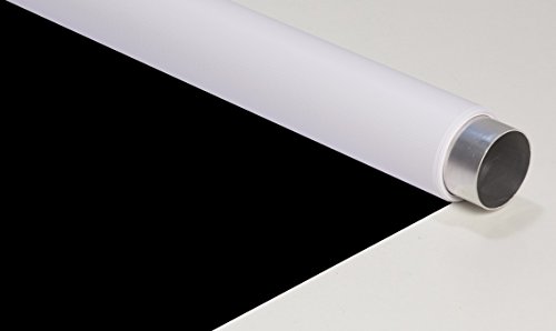 Vinyl-Hintergrund, Wendbar, Vinyl, Schwarz/Weiß 150CMX300CM von FONDART