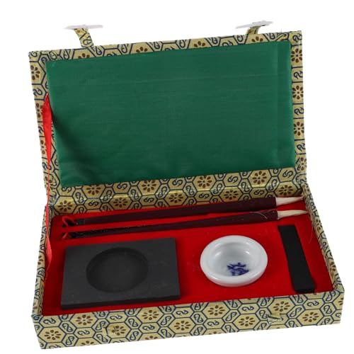 FONDOTIN 1 Set „Vier Schätze Des Handschrift Übungssets Für Studenten“ Schreibpinsel Japanische Malpinsel Chinesischer Pinsel Kalligrafie Sets Für Anfänger Malen Kalligrafie Keramik FONDOTIN 1 Set „Vier Schätze Des Handschrift Übungssets Für Studenten“ Schreibpinsel Japanische Malpinsel Chinesischer Pinsel Kalligrafie Sets Für Anfänger Malen Kalligrafie Keramik von FONDOTIN