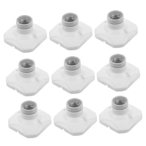 FONDOTIN 10Stücke Lampenfassung Hitzebeständige Und Sichere Pendelleuchte Für DIY Projekte Einsetzbare Lichthalter Für Glühbirnen Und Leuchten von FONDOTIN