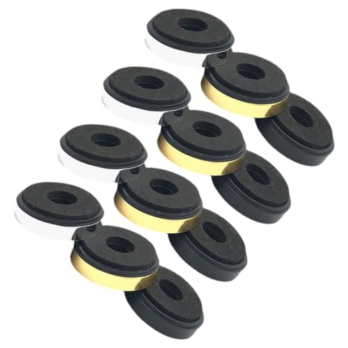 FONDOTIN 12Stücke Lautsprecher Isolationsfüße Vibration Dämpfer Pads für HiFi Geräte rutschfest Langlebig von FONDOTIN