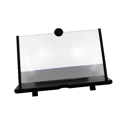 FONDOTIN 12inch Phone-Bildschirm-Lupe-ziehen Vom Typ Telefonbildschirmverstärker-Rack (schwarz) von FONDOTIN