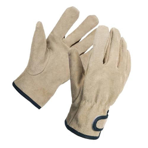 FONDOTIN 1Paar Hitzebeständige Grillhandschuhe Rindsleder Schutzhandschuhe für Garten und Bbq Verschleißfest Sicher für Outdoor Camping und Grillen Bequeme FONDOTIN 1Paar Hitzebeständige Grillhandschuhe Rindsleder Schutzhandschuhe für Garten und Bbq Verschleißfest Sicher für Outdoor Camping und Grillen Bequeme von FONDOTIN