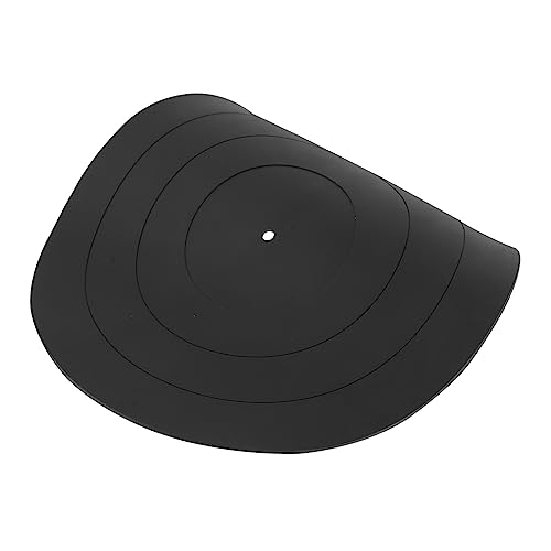 FONDOTIN 1Stück Drehteller Matte für Vinyl Rekordspieler Antistatische Schallplattenunterlage Dicke Vibrationen Audioplayer von FONDOTIN
