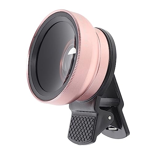 FONDOTIN 1Stück Ultraweitwinkel Makro Telefonkamera mit Clip für Smartphones für Beeindruckende Weitwinkel Detailaufnahmen in Roségold FONDOTIN 1Stück Ultraweitwinkel Makro Telefonkamera mit Clip für Smartphones für Beeindruckende Weitwinkel Detailaufnahmen in Roségold von FONDOTIN