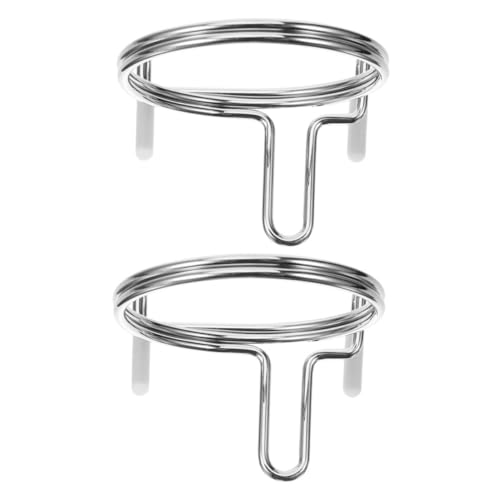 FONDOTIN 2 Stück Getränkehalter Für Den Einkaufswagen Getränkehalter Mit Markierungsschlitz Einkaufswagen-lebensmittelhalter Geländer-pflanzenhalter Silver Kohlenstoffstahl Wiederverwendbar FONDOTIN 2 Stück Getränkehalter Für Den Einkaufswagen Getränkehalter Mit Markierungsschlitz Einkaufswagen-lebensmittelhalter Geländer-pflanzenhalter Silver Kohlenstoffstahl Wiederverwendbar von FONDOTIN
