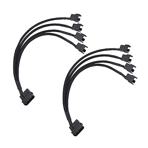 FONDOTIN 2Stücke Lüfterverlängerungskabel zu Y Splitter Adapter für PC Kühllüfter Flexibles Kabel für Atx Gehäuse Langlebig Installieren FONDOTIN 2Stücke Lüfterverlängerungskabel zu Y Splitter Adapter für PC Kühllüfter Flexibles Kabel für Atx Gehäuse Langlebig Installieren von FONDOTIN