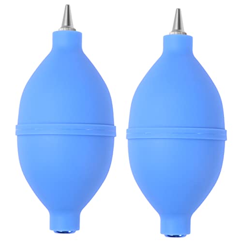FONDOTIN 2Stücke Silikon Luftgebläse Squeeze Birne für Staubreinigung Effektive Reinigungspumpe für Computer Sukkulenten Empfindliche Elektronik Blau von FONDOTIN