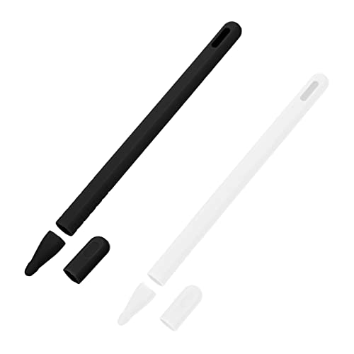FONDOTIN 2Stücke Silikon Touch Stift Abdeckung für Pencil Generation Stylus Pen Schutzkappen Einfache Installation Langlebig FONDOTIN 2Stücke Silikon Touch Stift Abdeckung für Pencil Generation Stylus Pen Schutzkappen Einfache Installation Langlebig von FONDOTIN