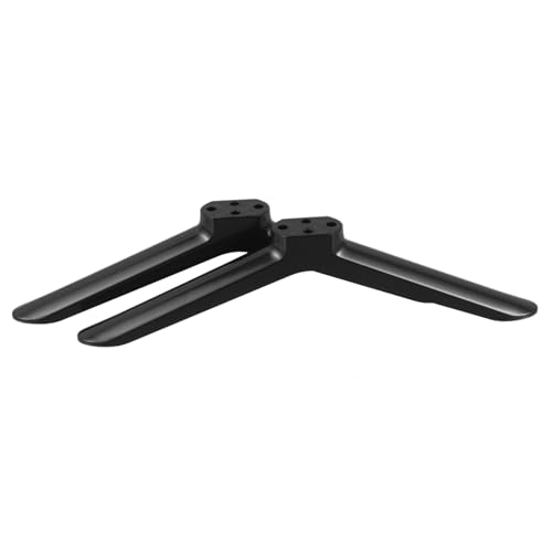 FONDOTIN 2Stücke Tv Basis für LED Fernseher Universelle Tv Beine aus Minimalistische Halterung für Wohnzimmer Schlafzimmer Montageschrauben Schwarz FONDOTIN 2Stücke Tv Basis für LED Fernseher Universelle Tv Beine aus Minimalistische Halterung für Wohnzimmer Schlafzimmer Montageschrauben Schwarz von FONDOTIN