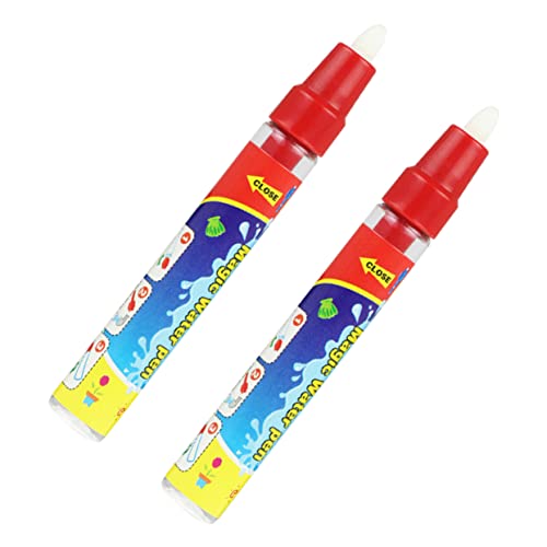 FONDOTIN 2Stücke Wasserbürste Stift für Magischer Wassermalstift für Malerei Leicht und Handlich für Zuhause und Unterwegs Fördert die Kreativität und Spaß Am von FONDOTIN