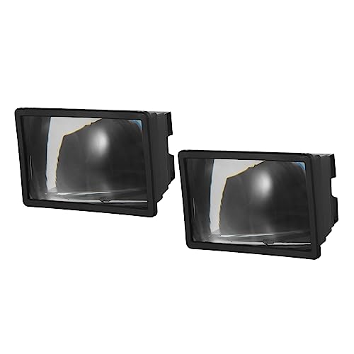 FONDOTIN 2st Handy Verstärker Reagenzglashalterung Telefonständer-verstärker Kabel Brillenverstärker Werkzeug Reagenzglasgestell Gel Faltverstärker Spinner Schwanenhals Dual Black PVC von FONDOTIN