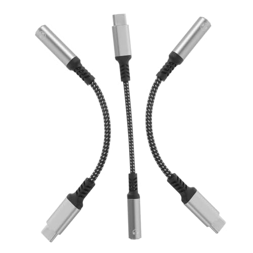FONDOTIN 3 Stück -C-Kopfhöreradapterkabel Verlängerung Audio- USB-c Aux Klinkenadapter Klinkenkabel Konverter für Kopfhörerbuchse Klinkenkonverter Schale: Schale aus Aluminiumlegierung FONDOTIN 3 Stück -C-Kopfhöreradapterkabel Verlängerung Audio- USB-c Aux Klinkenadapter Klinkenkabel Konverter für Kopfhörerbuchse Klinkenkonverter Schale: Schale aus Aluminiumlegierung von FONDOTIN