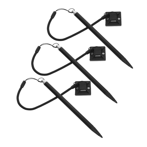 FONDOTIN 3 Stück Resistiver Bildschirmstift Schreibtablett-Stift Tablet-Stifte Schreibwerkzeuge Zeichentablett-Stift Stift für Stiftständer Tablet-Ständer ABS-Kunststoff Schwarz FONDOTIN 3 Stück Resistiver Bildschirmstift Schreibtablett-Stift Tablet-Stifte Schreibwerkzeuge Zeichentablett-Stift Stift für Stiftständer Tablet-Ständer ABS-Kunststoff Schwarz von FONDOTIN