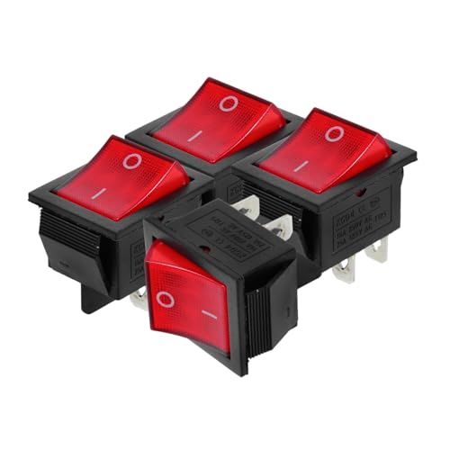 FONDOTIN 4 Stück Boots Schalter Wippschalter Zubehör Für Generatoren Kippschalter Elektrischer Schalter Generatorschalter von FONDOTIN