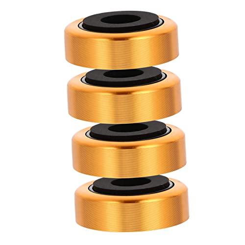 FONDOTIN 4Stücke Vibrationsverstärkerfüße Pads aus Aluminiumlegierung Teiliges zur Schockabsorption Einsetzbar für Lautsprecher HiFi Geräte Goldfarben FONDOTIN 4Stücke Vibrationsverstärkerfüße Pads aus Aluminiumlegierung Teiliges zur Schockabsorption Einsetzbar für Lautsprecher HiFi Geräte Goldfarben von FONDOTIN