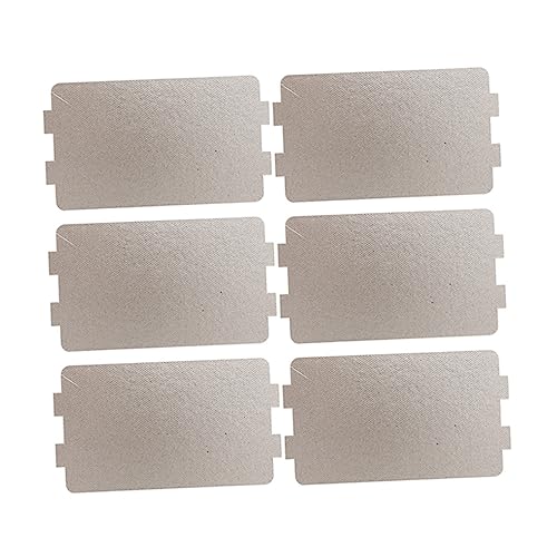 FONDOTIN 6Stücke Mikrowellen Glimmerplatten Hitzeschutz für Wellenleiterabdeckung Verbrennungen für Mikrowellenherde FONDOTIN 6Stücke Mikrowellen Glimmerplatten Hitzeschutz für Wellenleiterabdeckung Verbrennungen für Mikrowellenherde von FONDOTIN