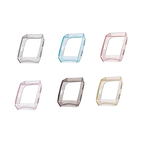 FONDOTIN 6Stücke TPU Silikon Schutzgehäuse für Transparente Fall Hülle Schockfest Staubdicht Flexibles Material mit Präzisem Zugriff Funktionen FONDOTIN 6Stücke TPU Silikon Schutzgehäuse für Transparente Fall Hülle Schockfest Staubdicht Flexibles Material mit Präzisem Zugriff Funktionen von FONDOTIN
