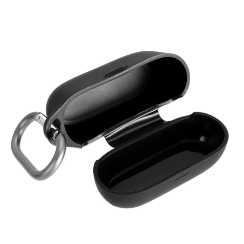 FONDOTIN Anti-Fall-kopfhörerschutzfall Etui Für Ohrstöpsel Abdeckung Kabellose Ohrhörer Fall Tragbare Kopfhörerschale Kopfhörer-hüllen Tragen Schützend Headset -Fall Silikonmaterial Schwarz von FONDOTIN