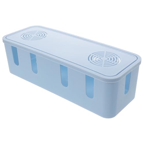 FONDOTIN Box Drahtaufbewahrung Streifen Organizer Aufbewahrungsbehälter Für Kabel Netzkabel Organizer Schreibtisch Kabel Organizer Desktop Kabel Organizer Kabel Organizer Container von FONDOTIN