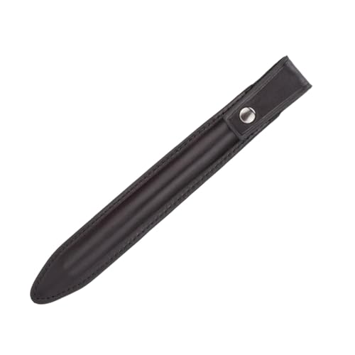 FONDOTIN Ii Set Bleistifthülle Niedlicher Tastatur Stylus Stift Kompatibles Etui Stick Zubehör Make Up Pinselhalter Handschriftstifte Federmäppchen Hülle Schwarzes Echtleder von FONDOTIN