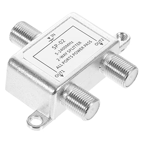 FONDOTIN Koaxialkabel Splitter für Internetkabel Verteiler für Digitale Signale Kompatibel mit Einfache Installation für Tv von FONDOTIN