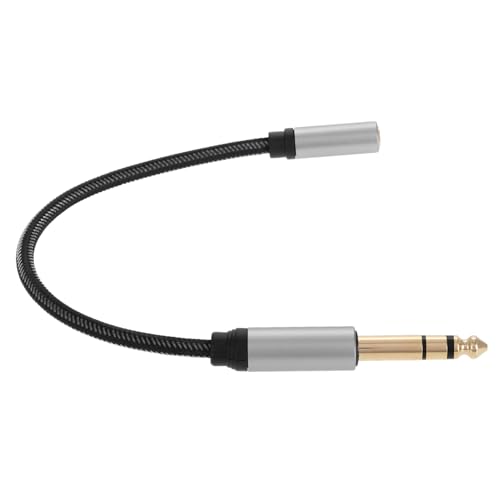 FONDOTIN Kopfhörer-verlängerungskabel Audio- Aux Audiokabel-verlängerung Kopfhöreradapter Kopfhörerkabel Kabelverlängerung Kopfhörer-audiokabel Kopfhörer-extender Grau Geflochtenes Seil von FONDOTIN