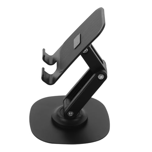 FONDOTIN Verstellbarer Telefonständer Faltbarer Handy Halter Mit Drehbasis Für Zuhause Büro Reisen Kompakt Stabil Für Smartphones Tablets von FONDOTIN