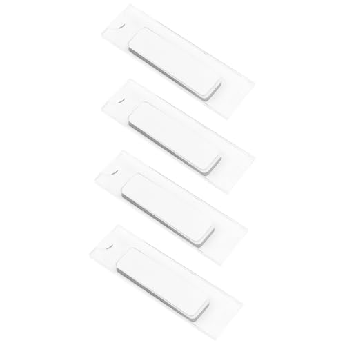 4 STÜCKE FONGKNOX Namensschild Magnet Selbstklebend Magnetisch Namensschild Schild Kleidung Metall Namensschildhalter von FONGKNOX
