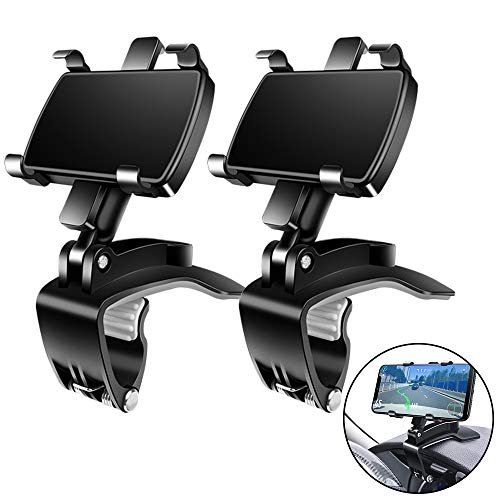FONKEN Handyhalterung fürs Auto, 360 Grad drehbar, Armaturenbrett-Clip, kompatibel mit iPhone 11 13/12 Pro Max 8 8Plus Samsung S10 S9 S8 4-7 Zoll Smartphones FONKEN Handyhalterung fürs Auto, 360 Grad drehbar, Armaturenbrett-Clip, kompatibel mit iPhone 11 13/12 Pro Max 8 8Plus Samsung S10 S9 S8 4-7 Zoll Smartphones von FONKEN