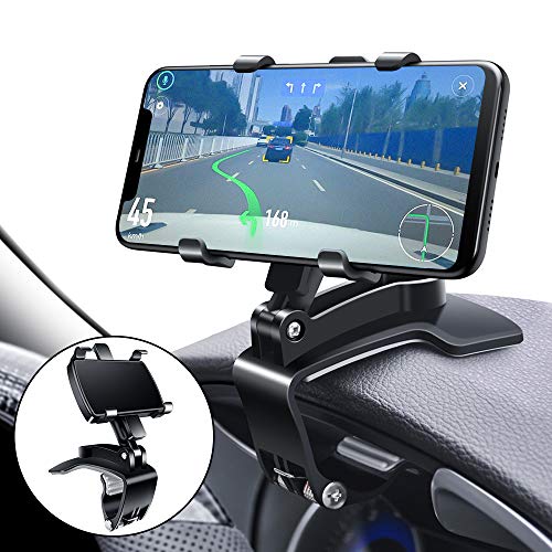 Fonken Handyhalterung fürs Auto, um 360 Grad drehbar, Armaturenbrett-Klemm-Halterung, kompatibel mit iPhone 11/12 Pro Max, XS Max, XR 8, 8 Plus, 7, Samsung Galaxy S10, S9, S8, LG und weitere Fonken Handyhalterung fürs Auto, um 360 Grad drehbar, Armaturenbrett-Klemm-Halterung, kompatibel mit iPhone 11/12 Pro Max, XS Max, XR 8, 8 Plus, 7, Samsung Galaxy S10, S9, S8, LG und weitere von FONKEN