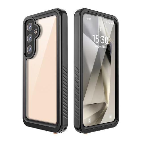 FONREST IP68 wasserdichte Hülle für Samsung Galaxy S25+Plus 5G, schlank, stoßfest, staubdicht, schneefest, Ganzkörperversiegelt, Unterwasser-Hybrid-TPU-PC, Outdoor, transparente Hülle mit Handschlaufe FONREST IP68 wasserdichte Hülle für Samsung Galaxy S25+Plus 5G, schlank, stoßfest, staubdicht, schneefest, Ganzkörperversiegelt, Unterwasser-Hybrid-TPU-PC, Outdoor, transparente Hülle mit Handschlaufe von FONREST