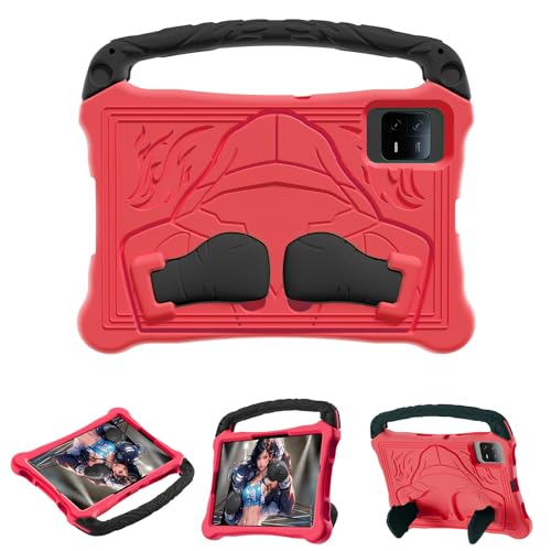 FONREST Kompatibel mit Samsung Galaxy Tab S10 FE / S9 FE / S9 /S8/S7 11 Zoll kinderfreundliche EVA-Schaum-Hülle, Box-Thema, leicht, stoßfest, Fallschutz, mit Griffständer, Rot / Schwarz FONREST Kompatibel mit Samsung Galaxy Tab S10 FE / S9 FE / S9 /S8/S7 11 Zoll kinderfreundliche EVA-Schaum-Hülle, Box-Thema, leicht, stoßfest, Fallschutz, mit Griffständer, Rot / Schwarz von FONREST
