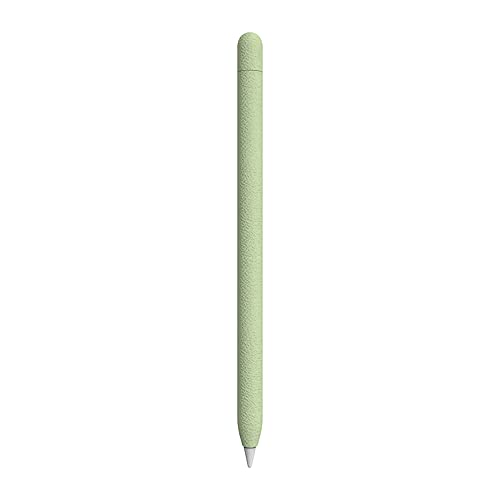 FONREST Texturierte Schutzhülle für Apple Pencil 1. Generation, Anti-Rutsch-Hülle, ultradünne, mattierte Silikon-Gummi, stoßfest, beeinträchtigt nicht das magnetische Laden und Doppel-Tap-(grün) von FONREST