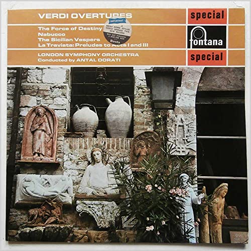 Verdi Overtures - Dorati / London Symphony Orchestra LP von FONTANA