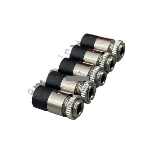 5PCS/LOT PJ392 3.5mm Stereo Female Sockect Jack with Screw 3.5 Headphone Connector PJ-392 Control switch von FOPURE